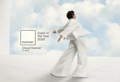 Cloud Dancer: Conheça a cor do ano da Pantone para 2026 Cloud Dancer: Conheça a cor do ano da Pantone para 2026