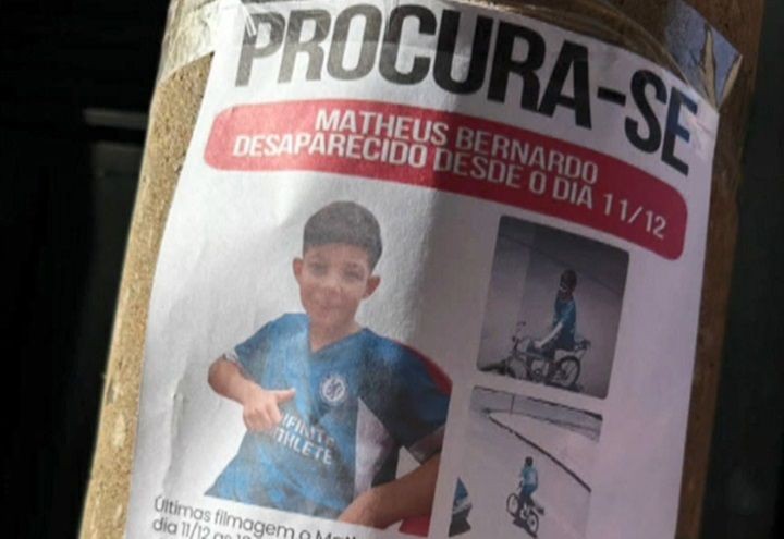 Imagem da noticia Menino Mateus: corpo é encontrado e vizinho é preso suspeito do crime