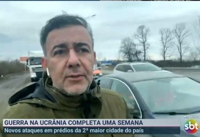 Imagem da noticia Correspondente do SBT traz as últimas notícias da guerra na Ucrânia