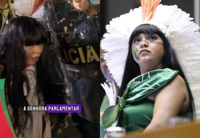 Imagem da noticia Célia Xakriabá aciona STF após ser atingida por spray de pimenta e gás lacrimogêneo em ato indígena