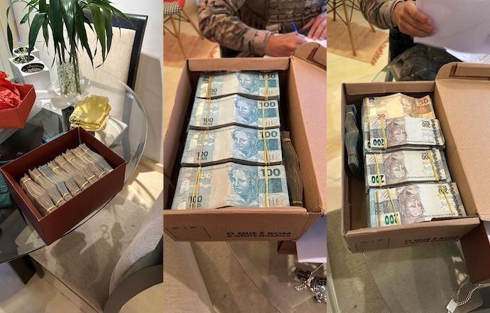 Imagem da noticia PF apreende R$ 500 mil na casa de policial civil investigado no caso Refit