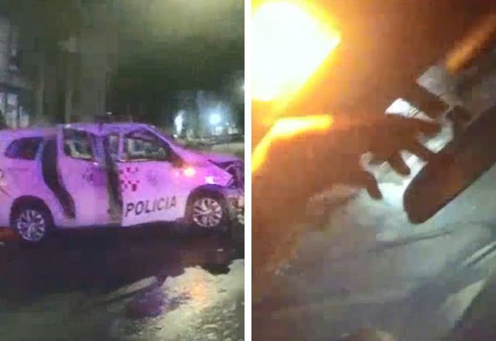 Imagem da noticia VÍDEO: PMs disputam racha com viaturas e sofrem acidente; câmera corporal grava