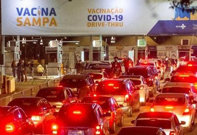 SP aplicou mais de 500 mil doses em 34 horas de Virada da Vacina SP aplicou mais de 500 mil doses em 34 horas de Virada da Vacina