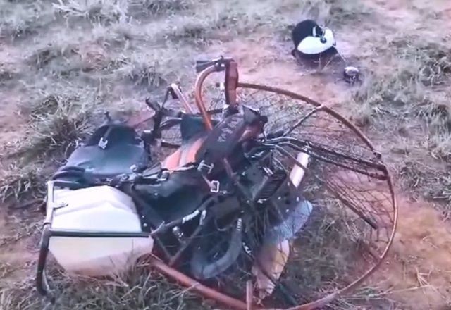 Imagem da noticia Empresário morre ao cair de paramotor no interior de SP