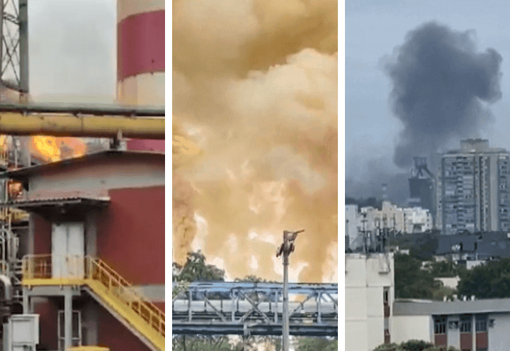 Imagem da noticia Explosão em usina de Vila Velha (ES) assusta moradores