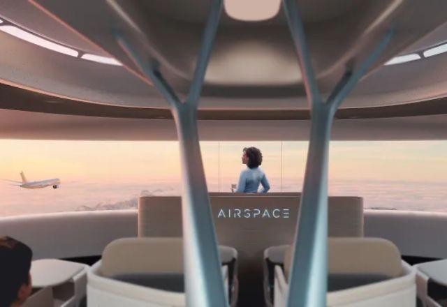 Imagem da noticia Airbus anuncia avião com janelas maiores e teto transparente