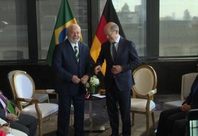 Lula e Olaf Scholz em NY: Brasil quer fechar acordo Mercosul-UE até 2026