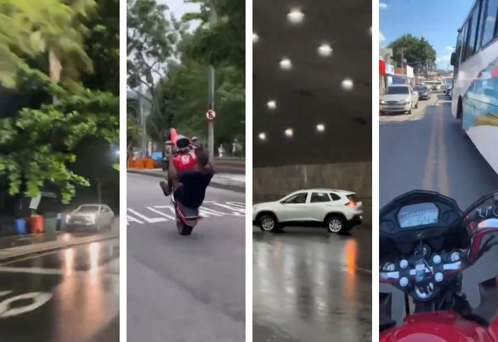 Imagem da noticia Motorista invade ciclovia em alta velocidade no Rio de Janeiro