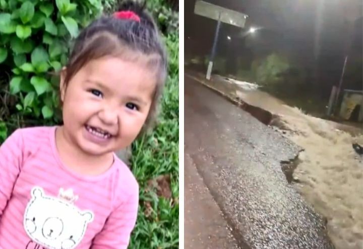 Imagem da noticia Menina de 2 anos desaparecida no Paraná é encontrada morta; chuva causa estragos no sul do país