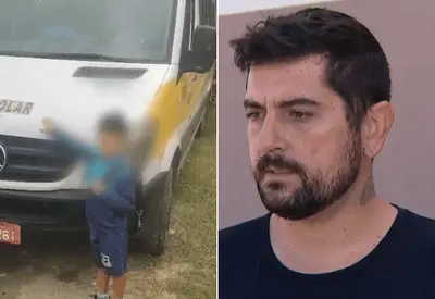 Criança é esquecida dormindo em van escolar e consegue escapar após 1h; pai revela o que motorista disse Criança é esquecida dormindo em van escolar e consegue escapar após 1h; pai revela o que motorista disse