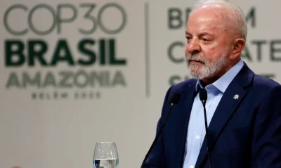 "Belém será o lugar onde renovaremos nosso compromisso com o Acordo de Paris", diz Lula "Belém será o lugar onde renovaremos nosso compromisso com o Acordo de Paris", diz Lula