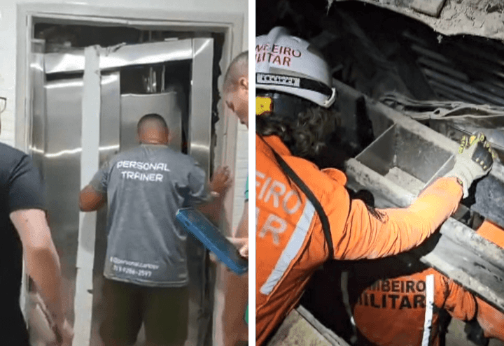 Imagem da noticia Elevador de prédio em Salvador despenca e dois trabalhadores morrem
