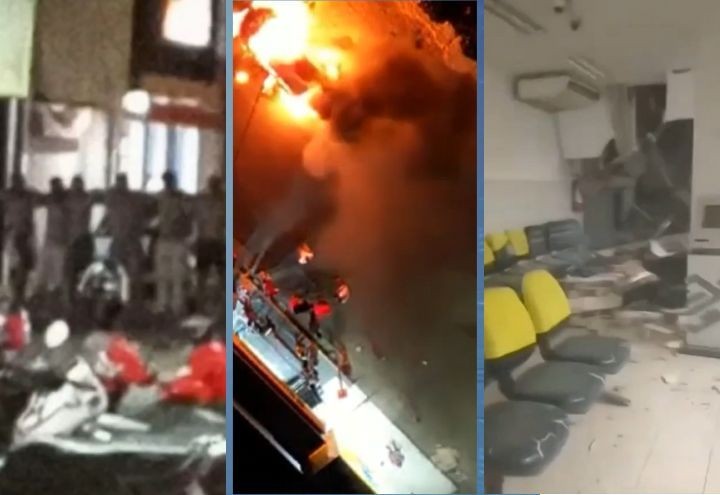 Imagem da noticia Criminosos explodem duas agências bancárias e usam reféns como "escudo humano"
