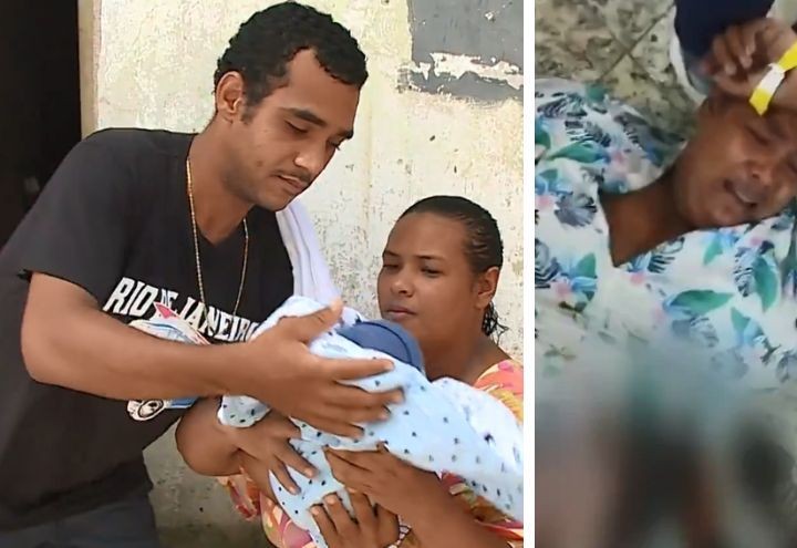Imagem da noticia Mãe e bebê que nasceu no chão de sala de espera recebem alta