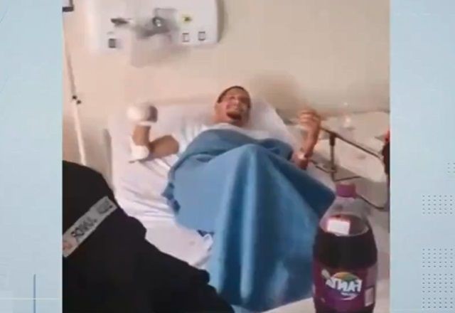 Imagem da noticia Policiais cantam parabéns para miliciano custodiado em hospital no RJ