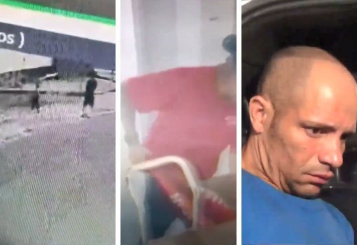 Imagem da noticia Imagens mostram vítima e suspeito de matar filha carregando caixa
