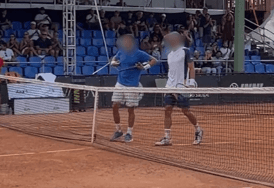 Atletas estrangeiros são detidos por racismo durante torneio de tênis em SC Atletas estrangeiros são detidos por racismo durante torneio de tênis em SC