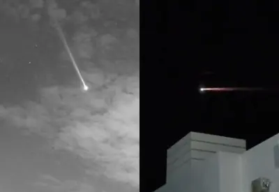 Lixo espacial é visto no céu de três estados e do Distrito Federal; entenda fenômeno Lixo espacial é visto no céu de três estados e do Distrito Federal; entenda fenômeno