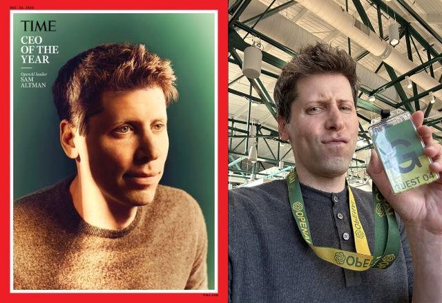 Imagem da noticia Sam Altman é escolhido CEO do ano pela Time