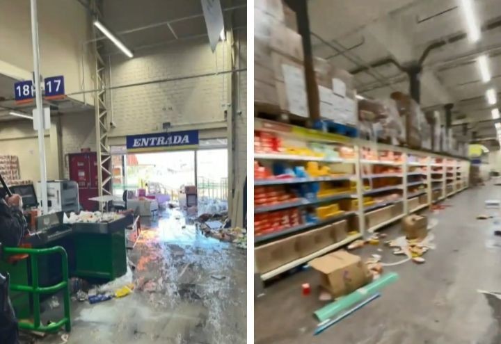 Na tragédia do RS, criminosos saqueiam supermercados e roubam barcos