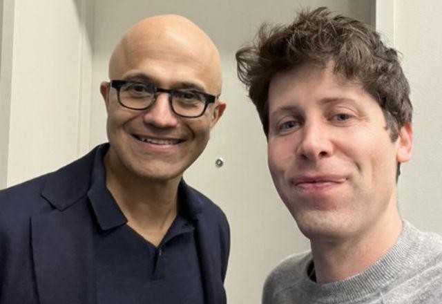Imagem da noticia Demitido da OpenAI e contratado pela Microsoft, quem é Sam Altman?