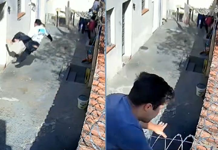 Imagem da noticia Flagra: Suspeitos caem de imóvel e de cerca elétrica durante fuga