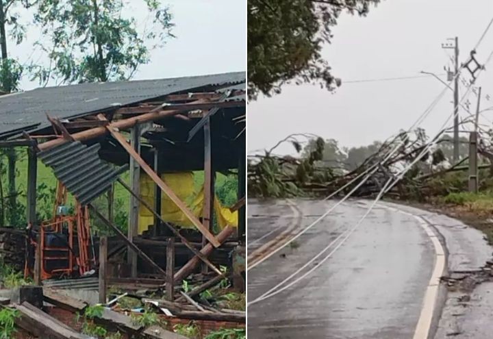 Imagem da noticia Temporal em Santa Catarina deixa dois mortos e destruição em dezenas de cidades