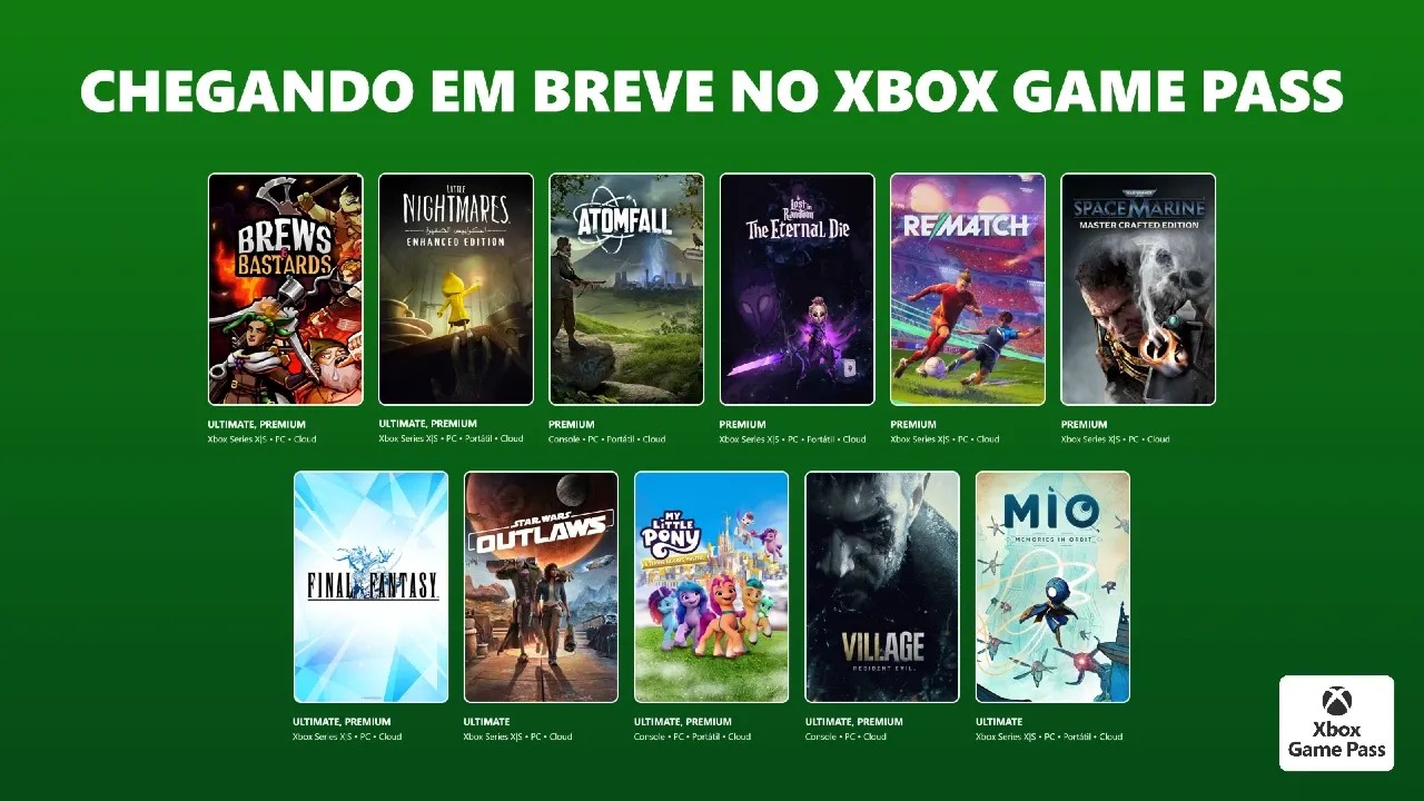 Imagem da noticia Xbox Game Pass anuncia novos jogos para janeiro, com Star Wars Outlaws e Resident Evil Village