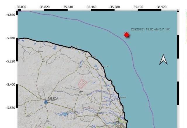 Imagem da noticia Moradores de Natal (RN) se assustam com tremor de terra