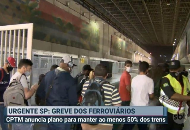 Imagem da noticia Greve afeta três linhas da CPTM; Rodízio é suspenso