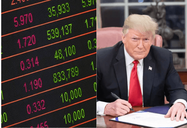 Imagem da noticia Temor de recessão e guerra comercial de Trump fazem bolsas de valores despencarem nos EUA