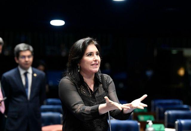 A senadora Simone Tebet (Foto: Roque de Sá/ Agência Senado)