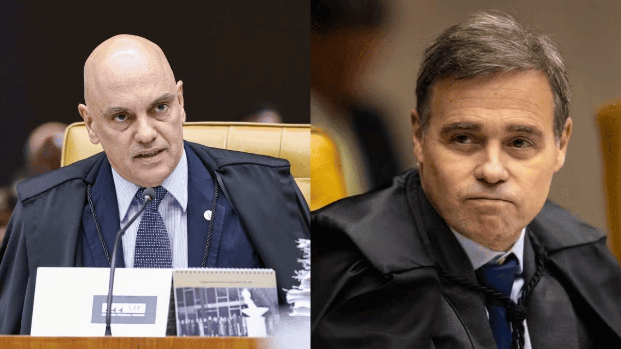Alexandre de Moraes e André Mendonça | Foto: Antonio Augusto/Gustavo Moreno/STF