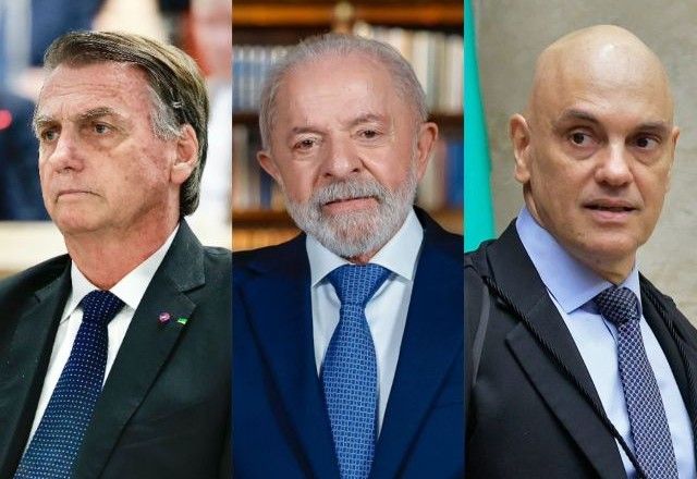 Bolsonaro, Lula e Moraes: operação da PF contra ex-presidente reposiciona centro da crise política brasileira | Divulgação/Fellipe Sampaio/STF e Divulgação/Ricardo Stuckert/PR