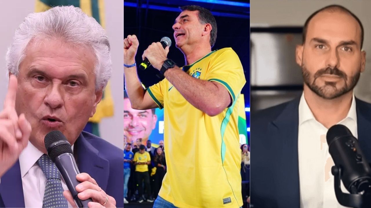 Caiado fez críticas aos irmãos Bolsonaro sobre atuação política | Reprodução