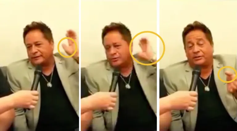 Alguns momentos do vídeo em que é possível ver deformações típicas de IA na mão esquerda de Leonardo