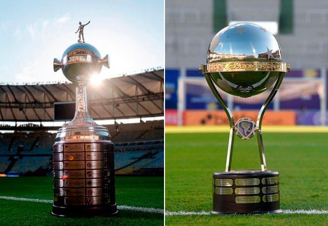 Taças - Foto: Divulgação/Conmebol
