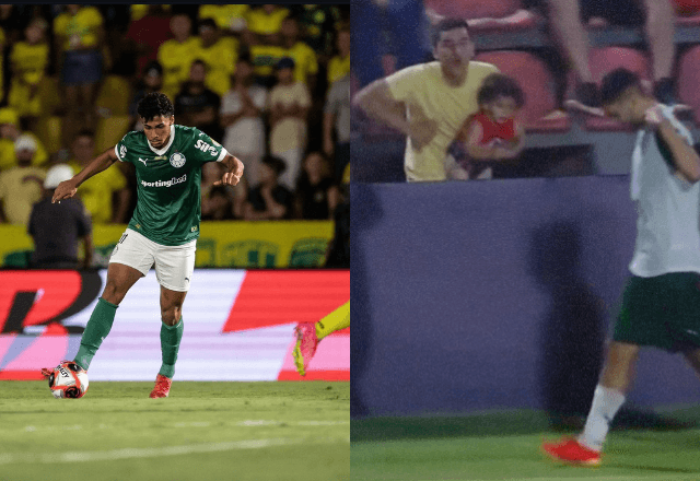  Luighi, jogador sub-20 do Palmeiras, é vítima de racismo durante jogo válido pela Libertadores - Reprodução/Redes Sociais
