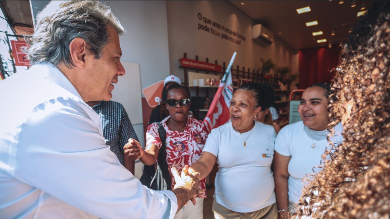 Haddad fala com moradores e comerciantes da zona norte de São Paulo | Divulgação