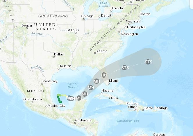 Furacão Milton sobe de categoria e ameaça a já devastada Flórida |USGS/NOOA