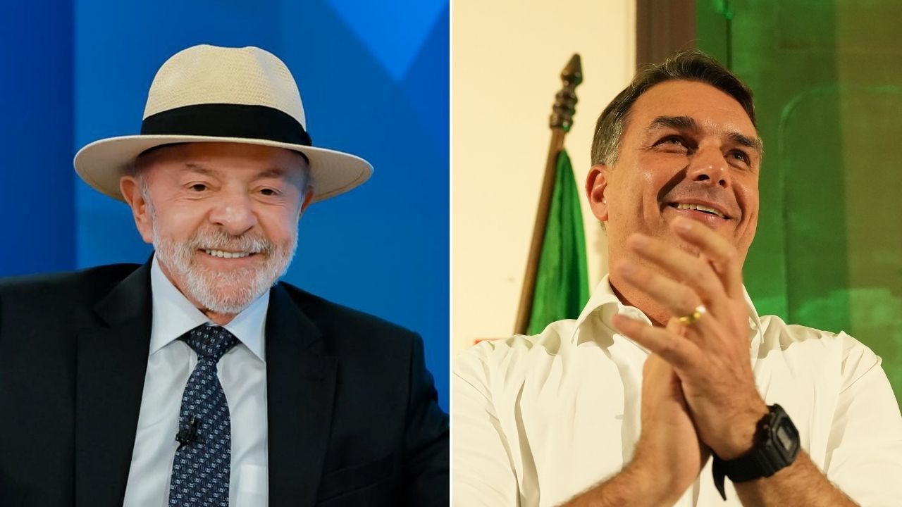 Lula (PT) e Flávio Bolsonaro (PL-RJ) | Divulgação/Ricardo Stuckert/PR e Divulgação/Charles Vieira
