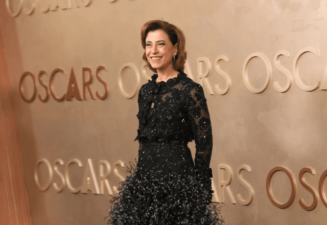Fernada Torres no Oscar 2025 | Foto: Chelsea Guglielmino/FilmMagic