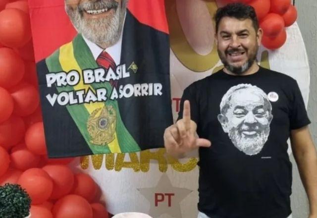 Marcelo Arruda foi morto enquanto celebrava o aniversário de 50 anos, com festa temática do Lula e PT | Reprodução