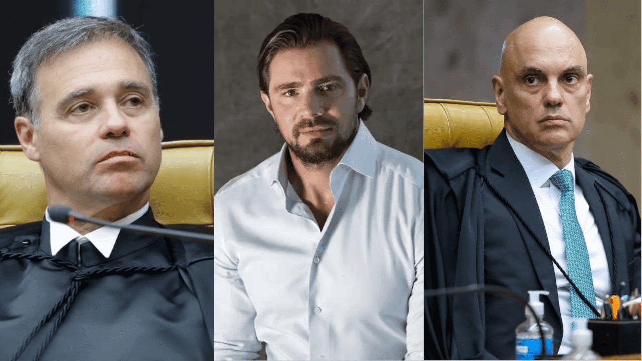 Mendonça, Vorcaro e Moraes | Reprodução