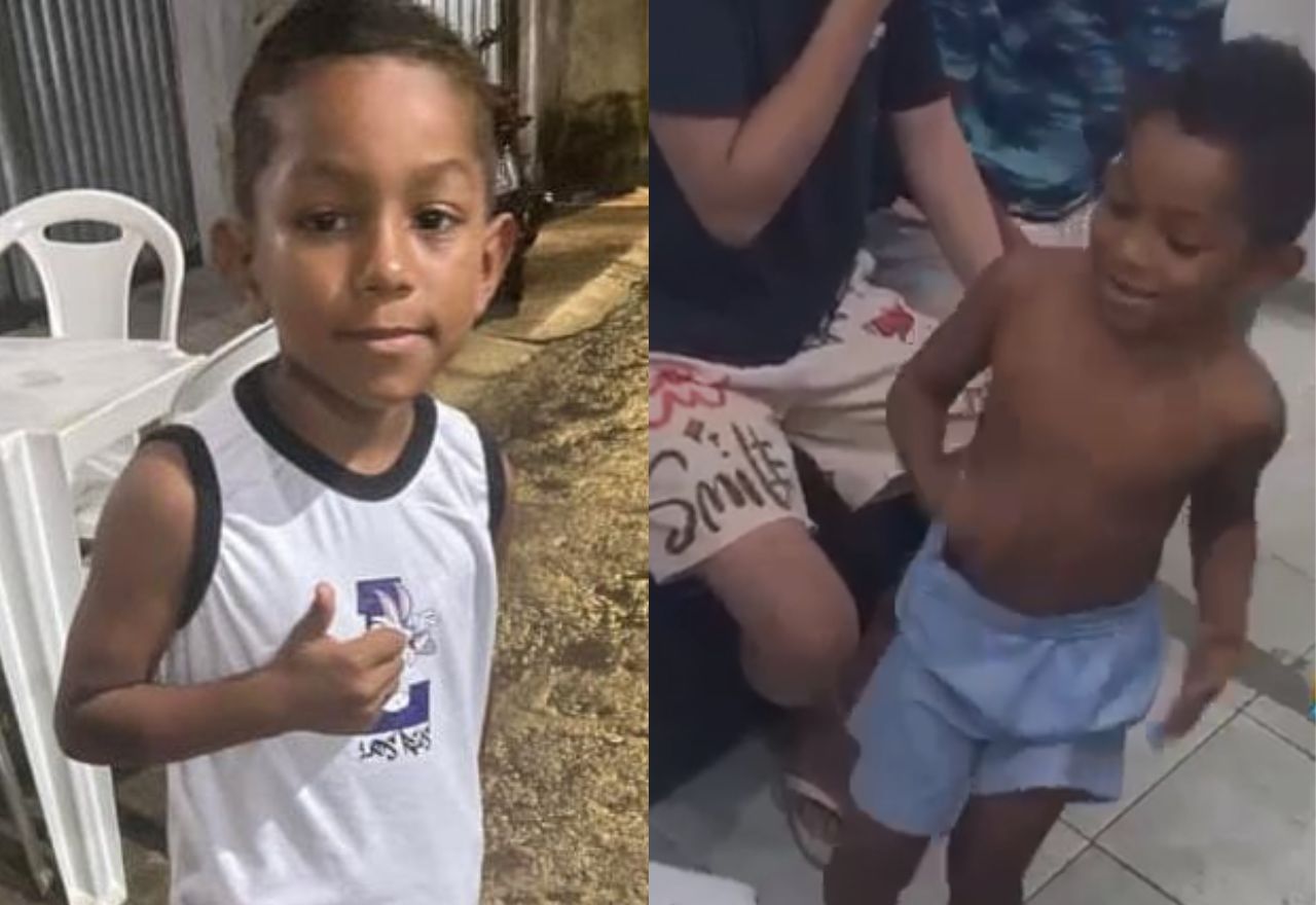 Paulo Guilherme, de 6 anos, estava desaparecido por horas - Reprodução