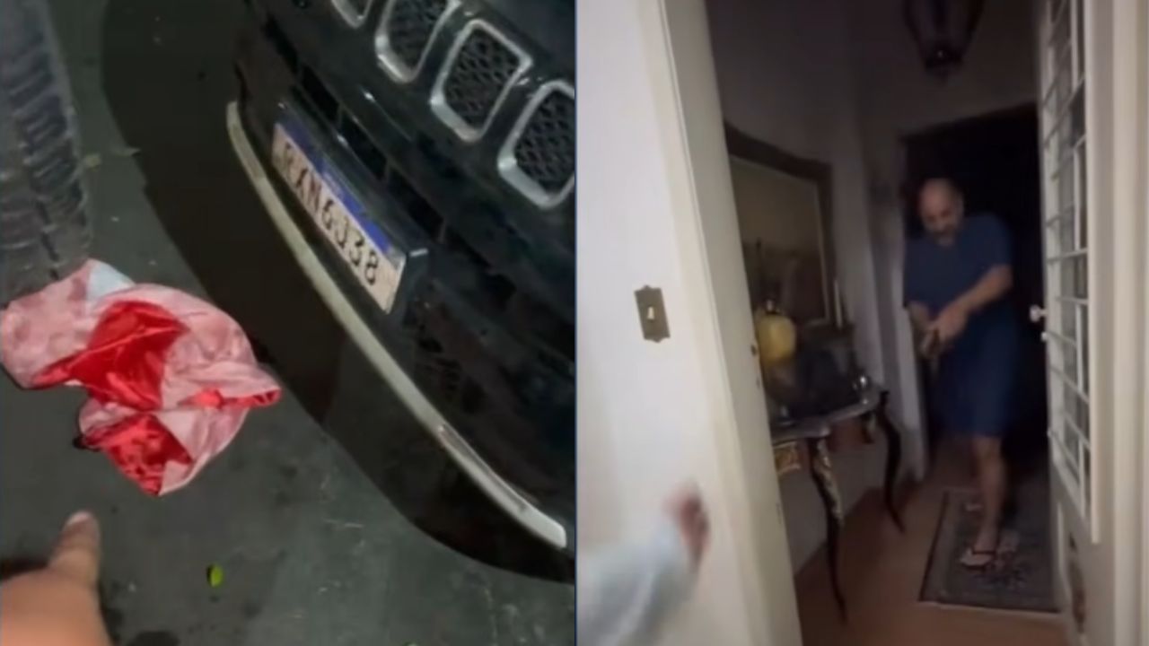 VÍDEO: PM da reserva mostra arma em briga por política no RS VÍDEO: PM da reserva mostra arma em briga por política no RS