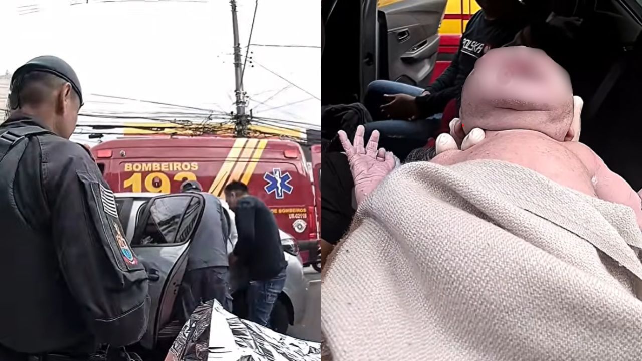 VÍDEO: Boliviana dá à luz dentro de carro no centro de SP