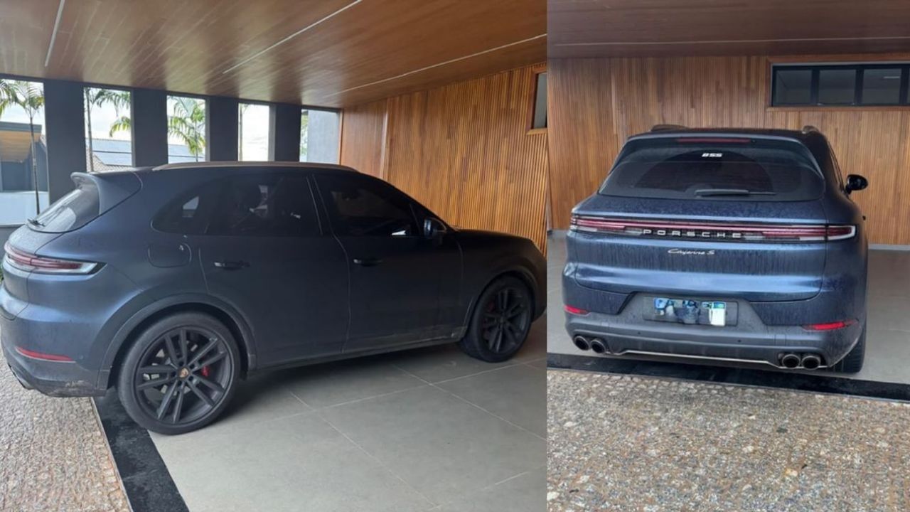 Porsche apreendido pela PF na operação Make Up | Divulgação/Polícia Federal