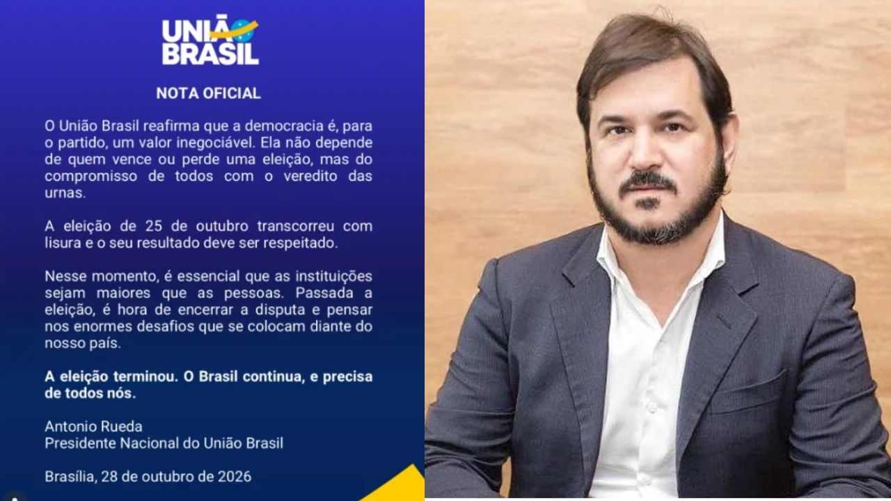 União Brasil: 'resultado da eleição deve ser respeitado'