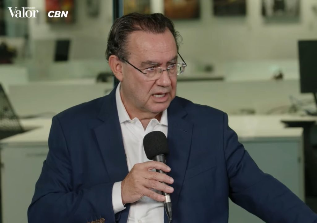Augusto Cury durante sabatina promovida por O Globo, Valor e CBN | Reprodução/YouTube @cbnrede